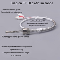 Sonde de résistance thermique PT1000 importée d'Allemagne, type à visser, à résistance au platine