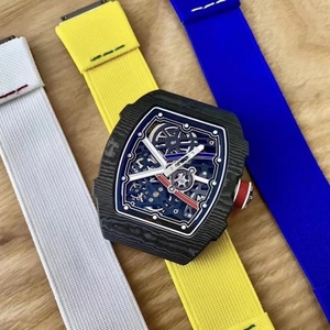 High Quality Ultra-thin 7.8mm Constructed with premium carbon fiber watch case 35g weight <b>Automatic</b> Mechanical Water Watch Men - Product Image 3