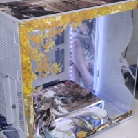 Boîtier d'ordinateur de jeu ATX Changli de qualité supérieure, personnalisé, durable, avec des vagues tourbillonnantes, cool et élégant, pour l'exportation