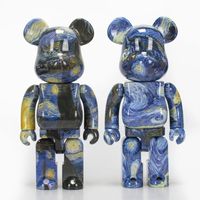 Vente en gros d'usine - Figurine Bearbrick 400% en ABS, emballage en boîte colorée, Bearbrick 400 de collection