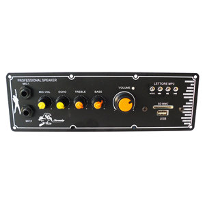 Professional <b>Speaker</b> <b>Amplifier</b> With Mic Input And Usb Sd Card Slot For Karaoke And Party Use - Product Image 1