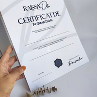 Papel de aluminio negro personalizado, certificado de seguridad, estampado en caliente, impresión, certificado de autenticidad, papel de seguridad A4, logotipo en relieve