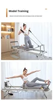 BOYA PR-01 Lit de Pilates portable et réglable, durable, pliable avec roues, léger, écologique, couleur et logo personnalisables