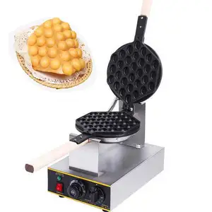 Toptan elektrikli waffle demir taşınabilir waffle makinesi pembe satmak için