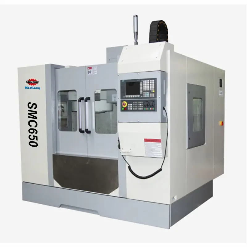 Ucuz VMC 5 Cnc eksenli freze makinesi VMC650 yüksek doğruluk otomatik araç değiştirme Metal işleme 3 eksen CNC işleme makinesi