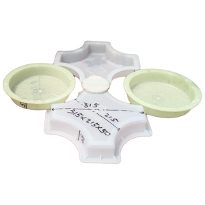 Moules à briques en plastique populaires pour la décoration de jardin, moules à pavés creux en plastique pour allées - Product Image 3