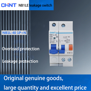Interruptor de Fuga de Corriente NB1L-40H Mini AC Tipo C 1P+N 6A 10A 16A 20A 25A 32A 40A 30mA 100mA 300mA - Product Image 4