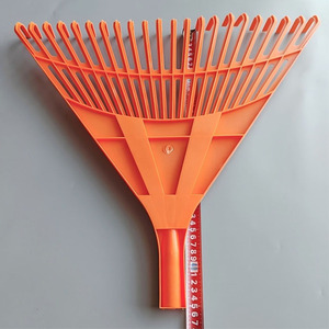 Râteau à feuilles de jardin en plastique de qualité supérieure Panama Market 22 <span class=keywords><strong>dents</strong></span> avec long manche en bois - Product Image 4