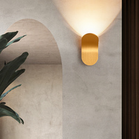 Lámpara Led de pared nórdica para dormitorio, decoración moderna para fondo de sala de estar, luces de pared para pasillo, Hotel, escalera