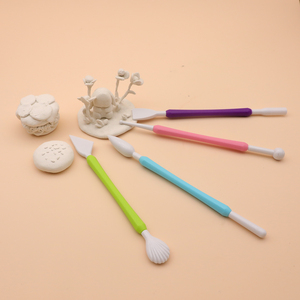 Artecho Hotsale Lot de 9 couteaux à sculpter en plastique vibrant <span class=keywords><strong>pour</strong></span> la <span class=keywords><strong>sculpture</strong></span> en poterie <span class=keywords><strong>pour</strong></span> la modélisation en <span class=keywords><strong>argile</strong></span> polymère Fournitures d'art colorées - Product Image 3