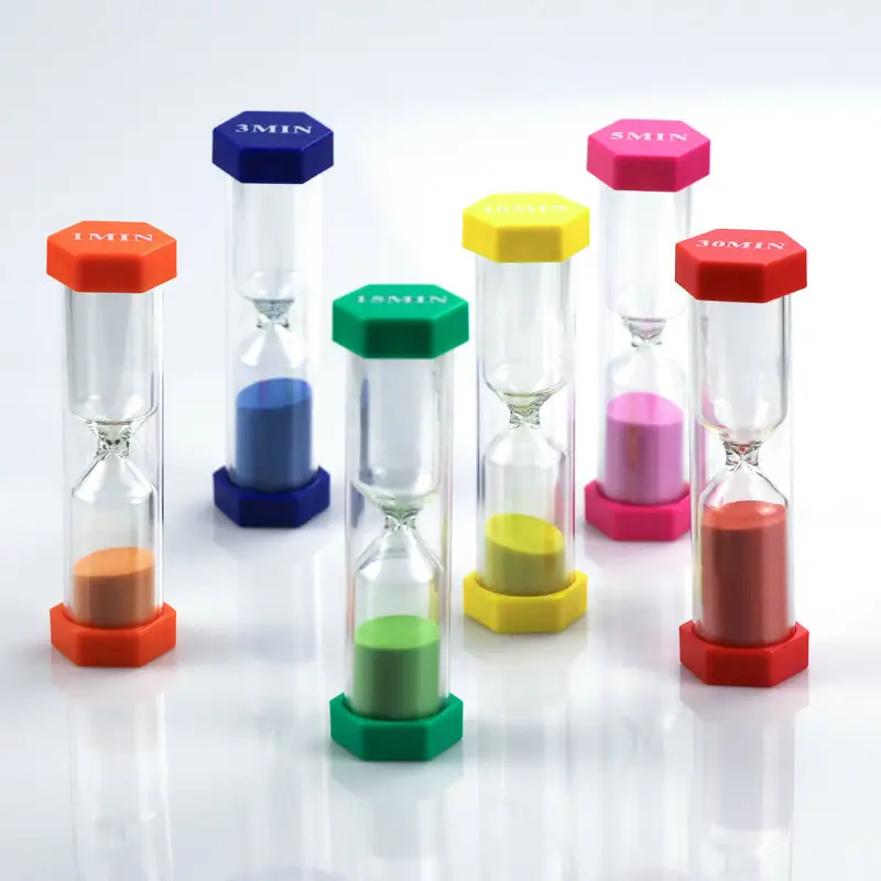 Custom Sand Timer Unique Clock 60 Second Clock to 60 Minutes Hourglass Hour Glass Customized Logo Printing Traditional