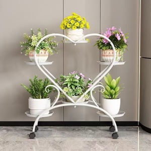 <span class=keywords><strong>Support</strong></span> <span class=keywords><strong>de</strong></span> plantes <span class=keywords><strong>à</strong></span> plusieurs niveaux pour salon, porte-<span class=keywords><strong>pot</strong></span> <span class=keywords><strong>de</strong></span> fleurs avec <span class=keywords><strong>roulettes</strong></span>, étagère pour plantes succulentes, étagère au sol moderne et simple - Product Image 3