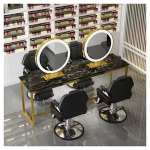 Miroir à LED avec étagère Organisateur de maquillage Miroir de courtoisie à LED Even Lighting Miroir rétroéclairé à LED pour sa vanité et la sienne - Product Image 3