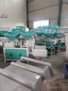 Machine de traitement du maïs, du blé et du riz multifonctionnelle avec moteur de 7,5 kW intégré pour le décorticage, la fabrication de semoule et le broyage de la <span class=keywords><strong>farine</strong></span> - Product Image 2