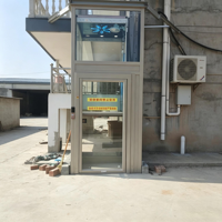 Modern Ev Asansörü, Dupleks Evler İçin Elektrikli Hidrolik Ev Asansörü, İç Mekan Montaj Kullanımı
