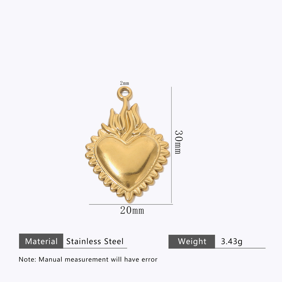 D-golden heart 20*30