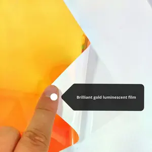 فيلم لاصق ليزري ملون مضيء في الظلام من مادة PET، ملصق سيارة إبداعي للتصميم الذاتي، ألوان عاكسة مبهرة تتوهج فورًا - Product Image 1