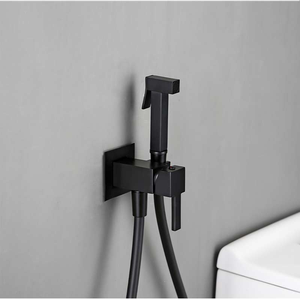 Роскошный черный ручной распылитель для биде - Product Image 2