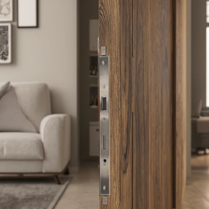 Usine directe en acier inoxydable 201 panneau plaque de frappe 8535 Double voie <span class=keywords><strong>3</strong></span> <span class=keywords><strong>points</strong></span> corps de <span class=keywords><strong>serrure</strong></span> de porte pour ensemble de <span class=keywords><strong>serrure</strong></span> de porte en PVC - Product Image 3