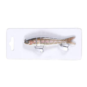 Isca de Pesca WEIHE Arenque Articulada de 8 Seções 10cm 11,4g com Olhos 3D Isca Artificial Rígida Realista Swimbait - Product Image 2