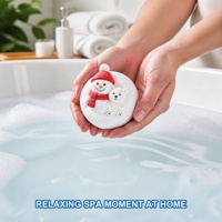 Bombe de bain effervescente personnalisée OEM ODM au lait 80g, étiquette privée, hydratante, adoucissante, coffret cadeau spa