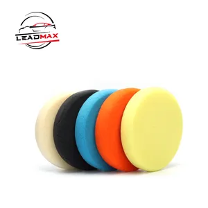 LEADMAX 6 "7" 六角ロジックフォーム研磨パッド (DAバッファーパッド用) 洗車研磨フォームパッドバフ研磨