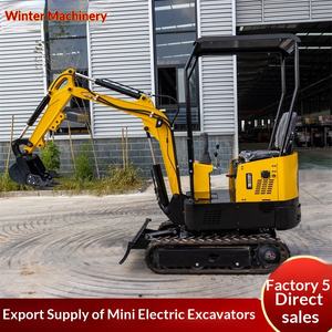 Fournisseur d'usine, mini-excavatrice d'une tonne, batterie au lithium, mini-chargeuse sur chenilles agricole, exportée vers l'Europe et l'Amérique - Product Image 1