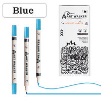 Offre Spéciale prix usine double pointe dessin Art marqueur stylo pour enfants papeterie cadeau 12 pièces ensemble de couleur unique