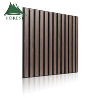 Panel Akustik Kustom Dengan Lampu LED, Ubin Plafon Panel Kayu, Peredam Kebisingan, Panel Dinding Kayu Akustik