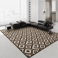 Premium Shurong Cotton Texture Home Area Carpet Hand-tufted Feeling Breathable Lightweight Multi-functional Decorative Rug