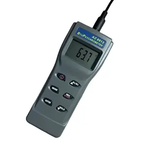 AZ8912 Digital pengukur aliran udara kipas jarak jauh BTU bohlam basah suhu kelembaban titik embun pengukuran suhu Anemometer Digital - Product Image 4