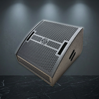 Haut-parleur coaxial LS3 de 12 pouces, 250W/400W, impédance 8 ohms, connectivité XLR/Speakon, boîtier en bois, sur pied, mono, garantie 3 ans