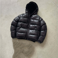 Veste d'hiver rembourrée à capuche pour homme, manteau chaud en duvet, veste oversize imperméable de style streetwear