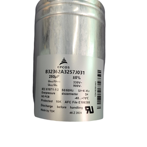 Epcos B32362-A3257-J031 <span class=keywords><strong>X2</strong></span> sınıf kapasitör güç kaynağı için 325nF 275VAC EMI filtre CE RoHS ücretsiz örnek - Product Image 2