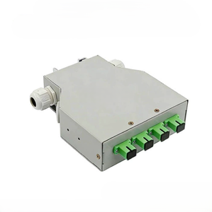 Boîtier de terminaison fibre optique FTTH FTTX intérieur 4/6 ports SC, panneau de brassage sur rail DIN en métal, compatible SC UPC/<span class=keywords><strong>APC</strong></span>/OM1/OM2/OM3/OM4 - Product Image 2
