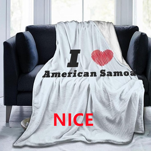 Coperta Personalizzata Calda e Accogliente con Tema <span class=keywords><strong>Samoa</strong></span> Americana e Motivi Locali, Ideale per Viaggi e Regali Festivi - Product Image 1