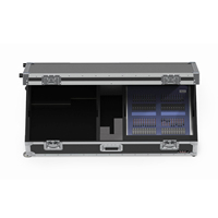 Boîtier de transport rigide en aluminium argenté personnalisé pour électronique et outils, avec compartiments amovibles