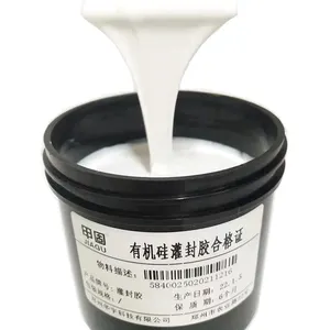 Self-leveling silicone sealant weather resistance flow type liquid encapsulate LED screen potting compound silicone sealant