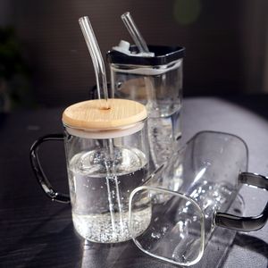 Ergonomic High Borosilicate Glass Handle Mugs Comfortable to Hold Drink Cup - Product Image 5
