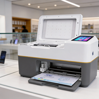 Machine de découpe et d'application de protection d'écran 3-en-1 de 12,9 pouces avec durcissement UV, traceur de découpe illimité pour téléphones, tablettes et ordinateurs portables