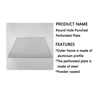 용융 라운드 구멍 펀치 천공 플레이트 금속 스크린 시트 패널 - Product Image 3
