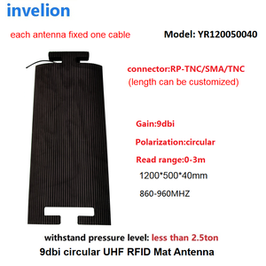 เสาอากาศ UHF RFID แบบฝังพื้น ทนแร<span class=keywords><strong>ง</strong></span>กด ระดับ IP65 9dbi รูปทรงวงกลม ระยะ<span class=keywords><strong>อ่าน</strong></span> 10ซม.-3ม. สำหรับการจับเวลาการแข่<span class=keywords><strong>ง</strong></span>ขันวิ่<span class=keywords><strong>ง</strong></span>และการแข่งม้า - Product Image 3