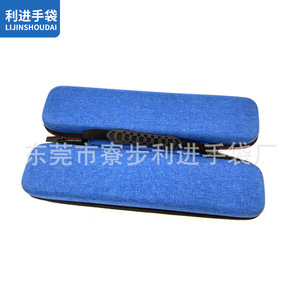 Étui de rangement pour lisseur de cheveux Lijinshoudai EVA bleu, sac de protection portable pour les voyages, pour une utilisation en chambre - Product Image 1