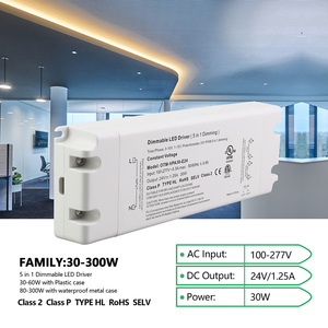 UL Triac 0-10V PWM 5 in 1 24V 30w Constant Voltage <strong>Dimmable</strong> <strong>LED</strong> <strong>Driver</strong> - Product Image 5