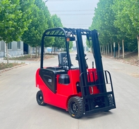 Chariot élévateur à batterie au lithium EVERLIFT 1 tonne 2,5 tonnes, chariot élévateur électrique 4 roues, mât triplex 6m, pneus pleins pour entrepôt