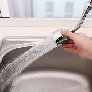 Aérateur de robinet de cuisine, tête de pulvérisation rotative pour économiser l'eau, tuyau d'extension avec tuyau flexible pour utilisation sous l'évier - Product Image 3
