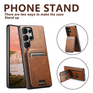Étui de téléphone en cuir synthétique de luxe SUTENI avec porte-cartes et support, compatible avec Samsung <span class=keywords><strong>Galaxy</strong></span> S26/S25/S24/S23/<span class=keywords><strong>S22</strong></span> - Product Image 5