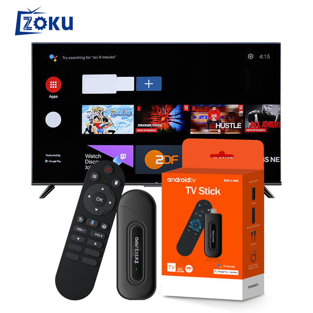 Tv3pro Tv Stick 2GB RAM 16GB ROM Storage Allwinner H313 Quad Core HD1080P Android 16.0 TV Box with BT 5.2 and 2.4G/5G WiFi
