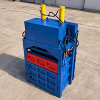 Presse à balles verticale hydraulique pour cartons, boîtes en carton, papier, bouteilles PET, films plastiques pour station de recyclage