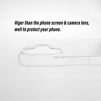 Pour iPhone 16 Plus coque de téléphone Crystal Clear antichoc coque de téléphone portable pour iPhone couverture de téléphone